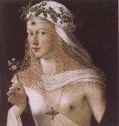 BARTOLOMEO VENETO Portrait of a Woman oil